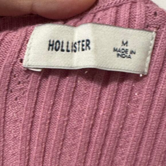 hollister pink baby doll with waist string tie - Picture 4 of 5